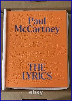 Paul McCartney Signed Book Beatles Lyrics 1956 to the Present Limited ...