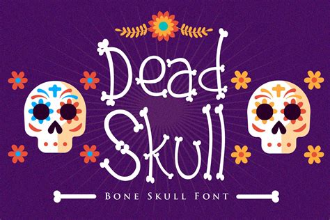 Dead Skull - Bone Skull Font | Fonts ~ Creative Market