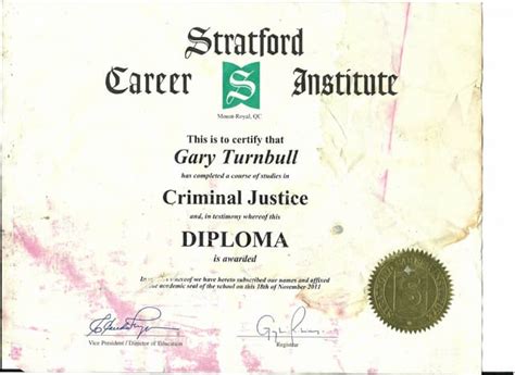 Criminal Justice Certificate | PPT