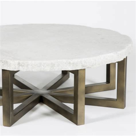 White Marble Table Tops - Iron Accents