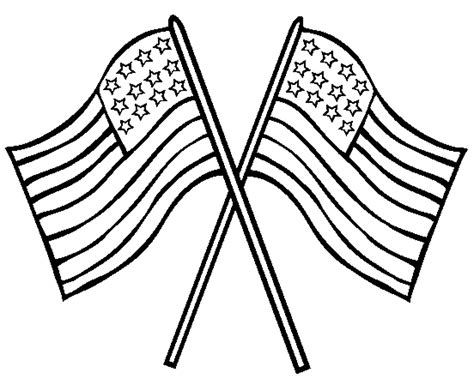 Free Printable American Flag Coloring Page