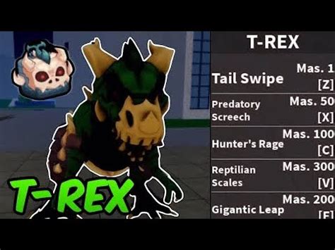 T-Rex Fruit Showcase🗿🗿 - YouTube