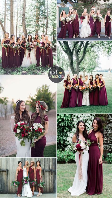 Burgundy Bridesmaid Dress Convertible Dresses Infinity Dress ...