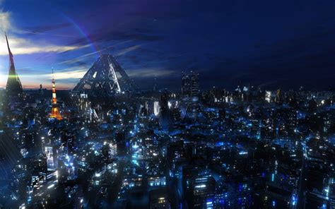 Anime Cityscape Wallpapers - Top Free Anime Cityscape Backgrounds ...