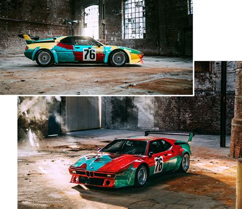 The BMW M1 Art Car by Andy Warhol celebrates anniversary