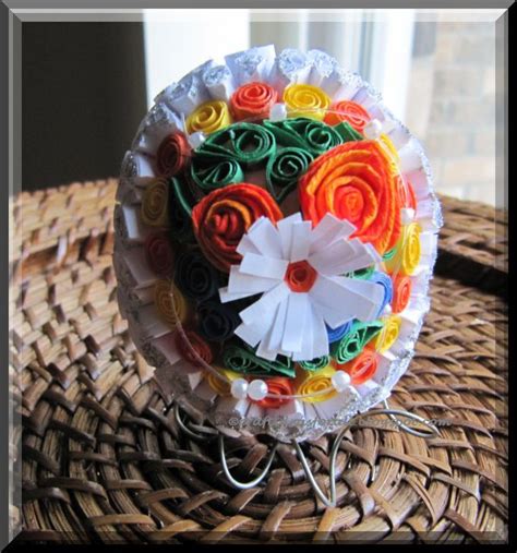 Craft Ideas for all: Paper Quilled Easter Egg