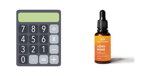 Lion's Mane Dosage Calculator | Dr. Mush Me Ireland