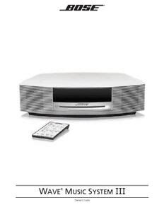 Bose Wave Radio Awrcc1 Manual