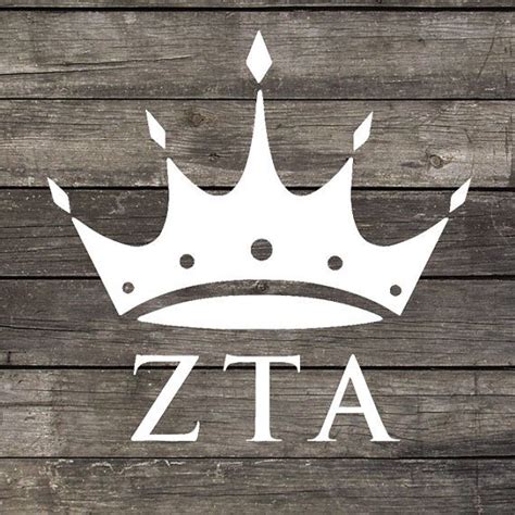 bumper sticker | Crown logo, Zeta tau alpha, Bumper stickers