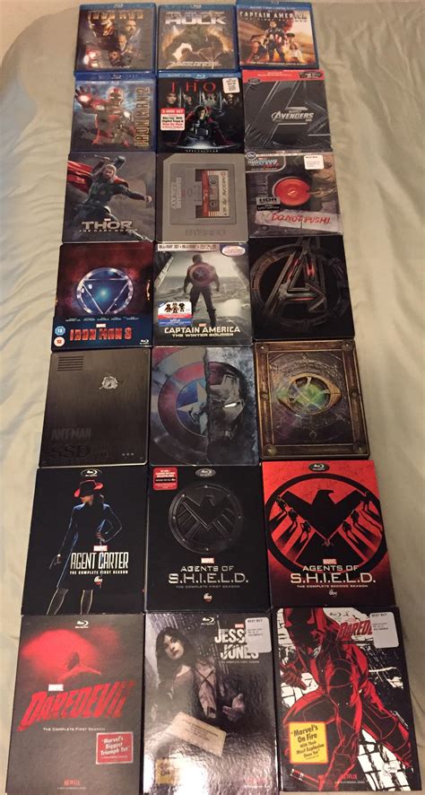 MCU Complete Blu-Ray Collection! : r/marvelstudios