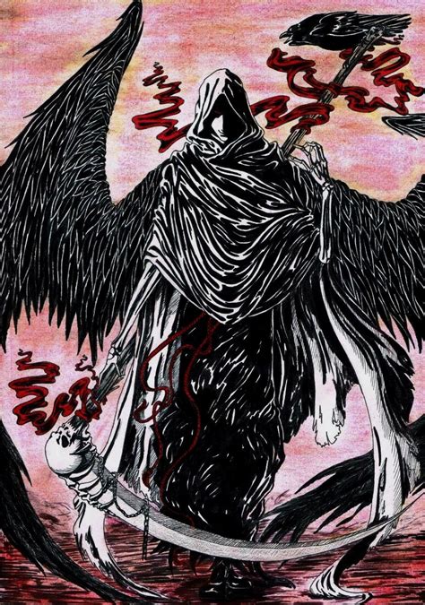 Thanatos, god of death by Shakti-chan on DeviantArt