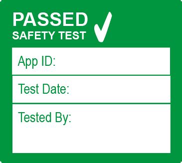 Free Pat Testing Labels Template - PRINTABLE TEMPLATES