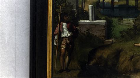 Giorgione, The Tempest (detail) - a photo on Flickriver