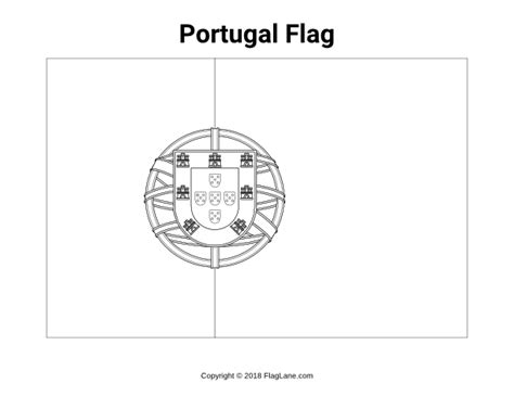 Free printable Portugal flag coloring page. Download it at https://flaglane.com/coloring-page ...