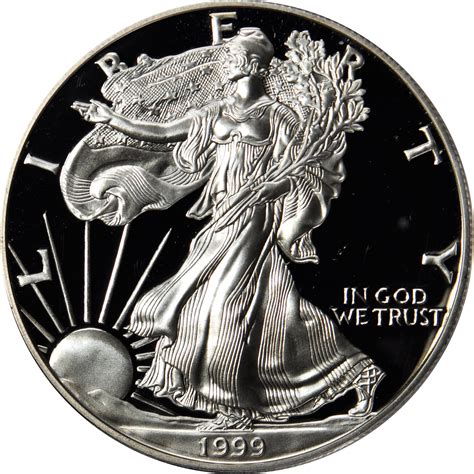 Value of 1999 $1 Silver Coin | American Silver Eagle Coin