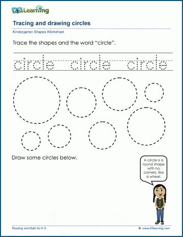 drawing shapes worksheet have fun teaching - kindergarten drawing ...