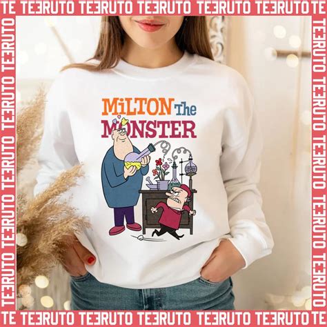 60s Milton The Monster Show Cartoon Characters And Logotype Unisex Sweatshirt - Teeruto