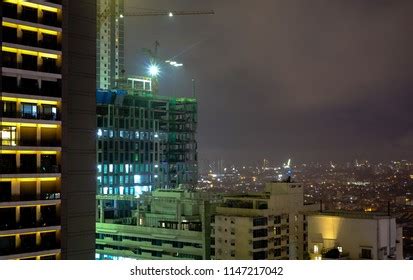 Makati Skyline Night Makati City Philippines Stock Photo (Edit Now ...