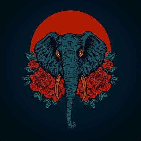 Elephant vector illustration 9937865 Vector Art at Vecteezy