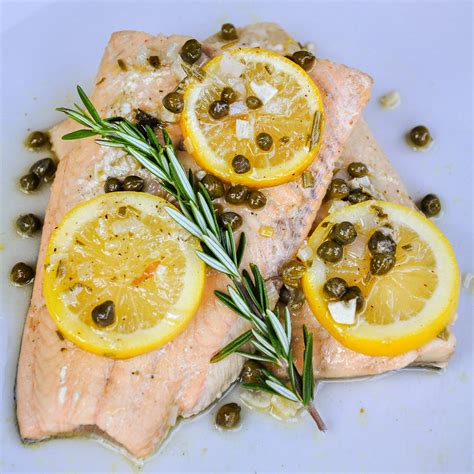 Poached Salmon: Lemon, Capers & Spices - Happy Mothering