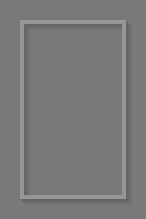 Rectangle frame on gray background | Free Vector - rawpixel