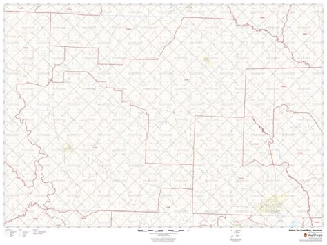 Dallas Zip Code Map, Arkansas | Dallas County Zip Codes