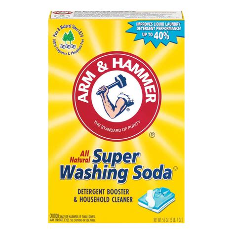 Super Washing Soda Laundry Booster - Arm & Hammer - (12) 55 Oz - UnoClean