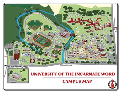 Uiw Campus Map | World Map Gray