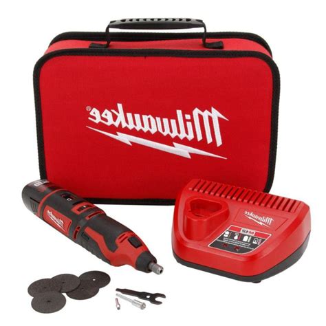 Milwaukee 2460-21 M12 12-Volt Rotary Tool Kit