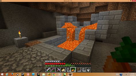 Minecraft Lava pit by DereksDoodles on DeviantArt