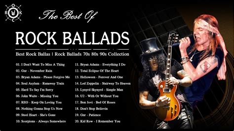 Best Rock Ballads Songs Of 70s 80s 90s | The Greatest Rock Ballads Of All Time - YouTube