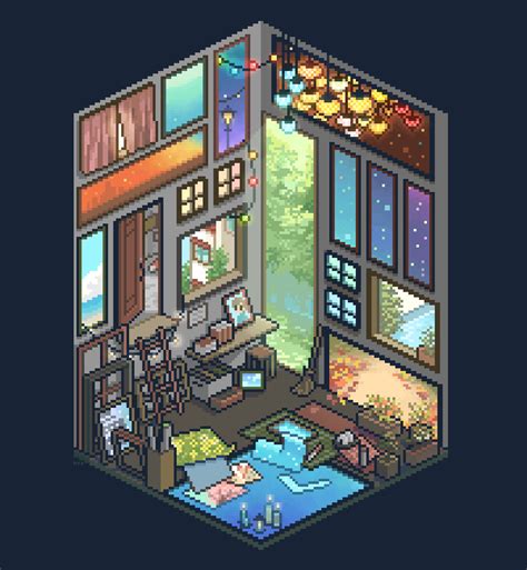 🌿カイエ🌿 on | Anime pixel art