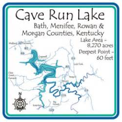 Global Featured Waterproof #L442 GPS Points Cave Run Lake Detailed ...