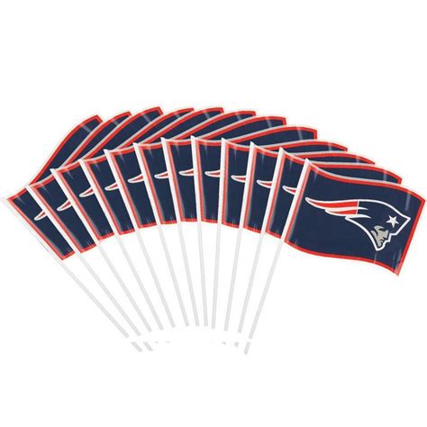 New England Patriots Flags 12ct | Party City