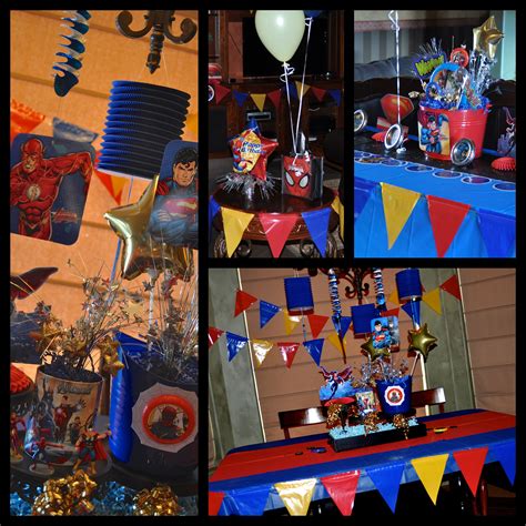 Crafty Polly's party decorations for a super fun theme party. Comic Con ...