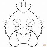 Chicken mask coloring Page Free Printable Pages – Artofit sketch template