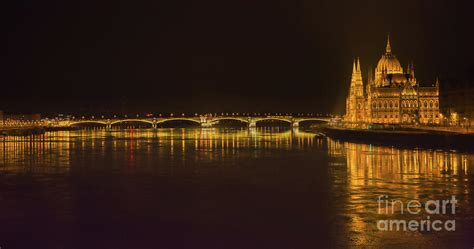 Budapest By Night - Over Danube River Photograph by Stefano Senise - Fine Art America