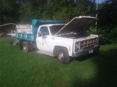 This is my baby. '78 GMC 1-ton dump truck. It needs some work, but it ...