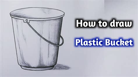 How to draw plastic bucket drawing ||Gali Gali Art || - YouTube