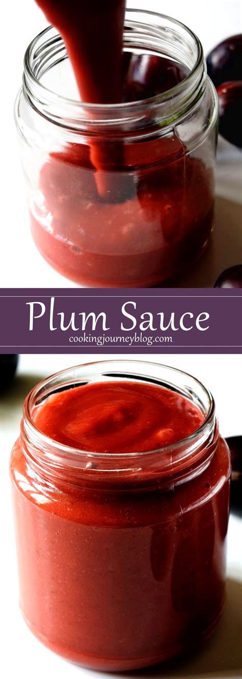 Plum sauce - Plum recipes - Cooking Journey Blog | Recipe | Plum ...