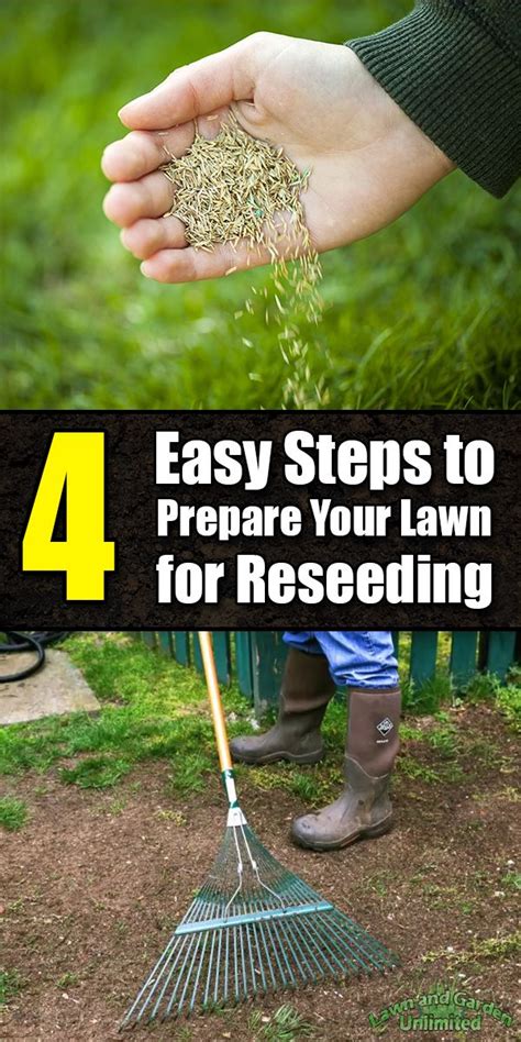 4 Easy Steps to Prepare Your Lawn for Reseeding - Lawn and Garden Unlimited | Reseeding lawn ...