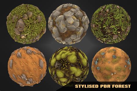 Stylized Forest Ground PBR Materials | 2D Textures & Materials | Unity Asset Store