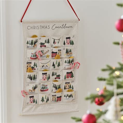 Fabric Christmas Advent Calendar Kit | Ginger Ray