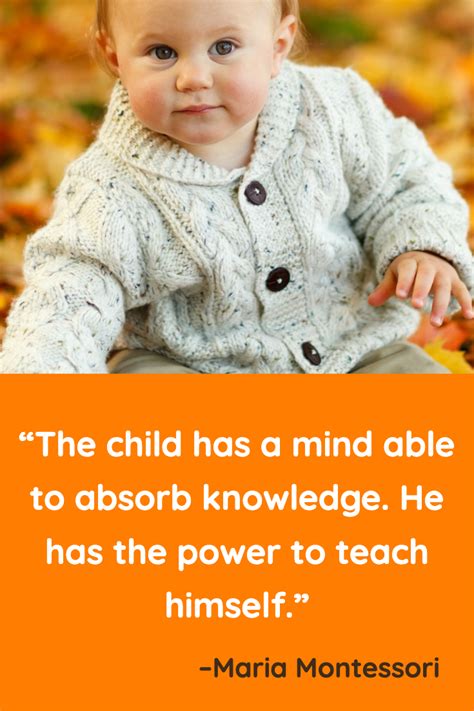 Montessori Quotes - The Absorbent Mind | Teacher training, Montessori, Montessori quotes