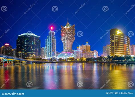 Skyline of Macau by the Sea Stock Image - Image of landscape, lisboa: 92311921