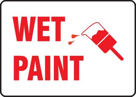 Wet Paint SignPad™ Safety Sign MTMP556