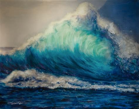 Tsunami Wave Painting at PaintingValley.com | Explore collection of Tsunami Wave Painting