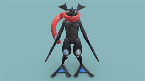 Greninja from Pokemon Detective Pikachu - Buy Royalty Free 3D model by ...