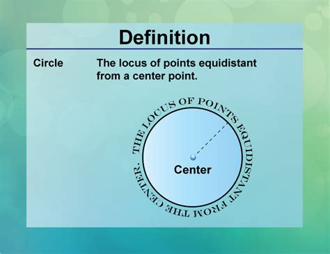 Definition--Circle Concepts--Circle | Media4Math