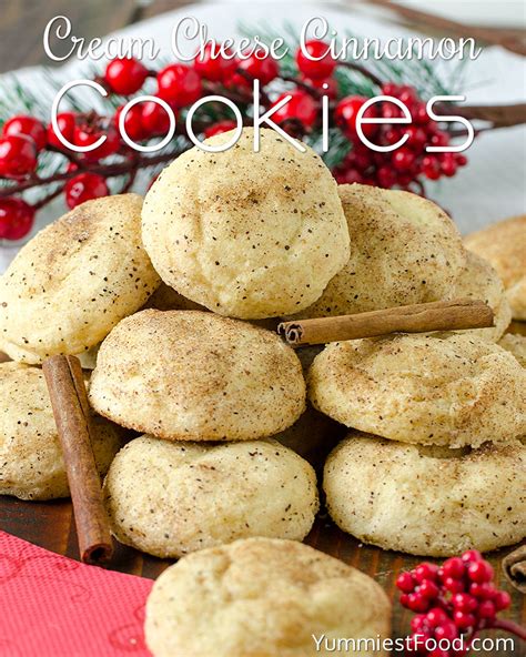 Easy Cream Cheese Cinnamon Christmas Cookies – Recipe from Yummiest ...